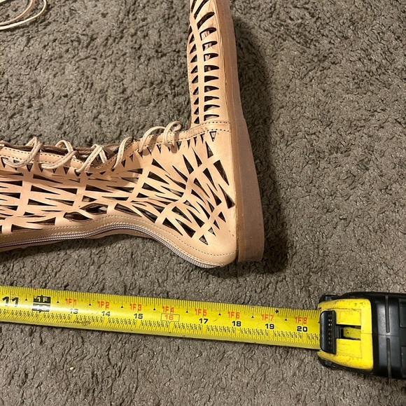 Jeffrey Campbell Tan Gladiator Sandals - Picture 4 of 6